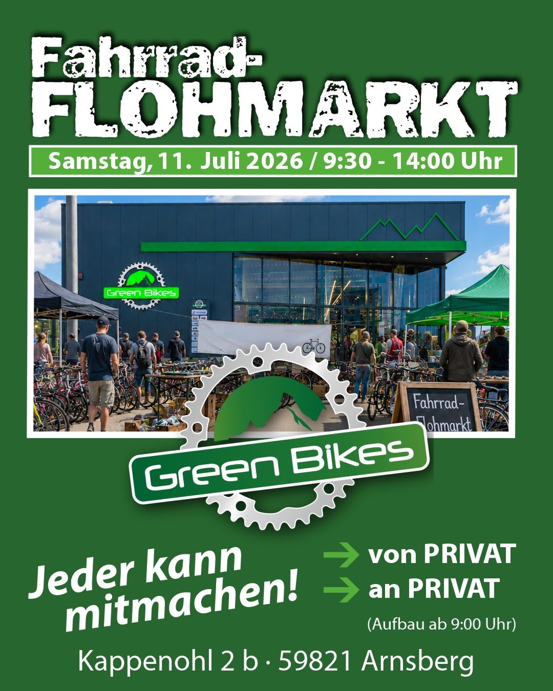 Fahrrad Flohmarkt | 11. Juli 2026