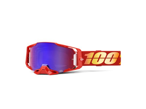 100% Armega Goggle | nuketown/red-blue