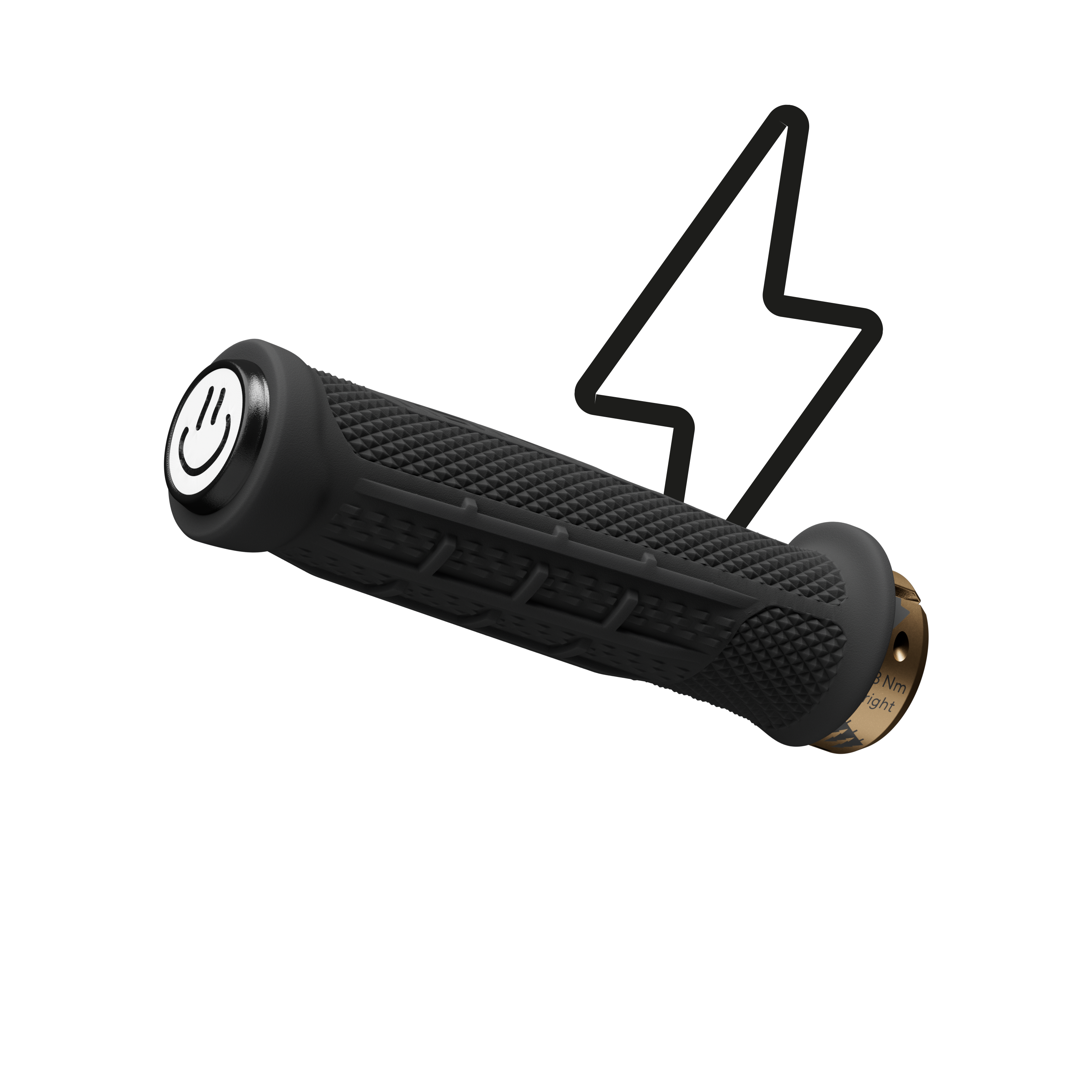 ERGON Lenkergriff GDH Valli Höll Edition | black/gold