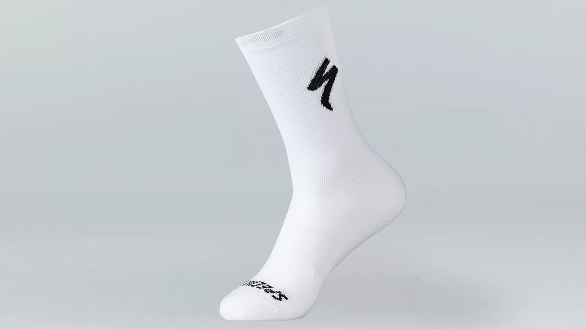 SPECIALIZED Soft Air Tall Logo Socks | white