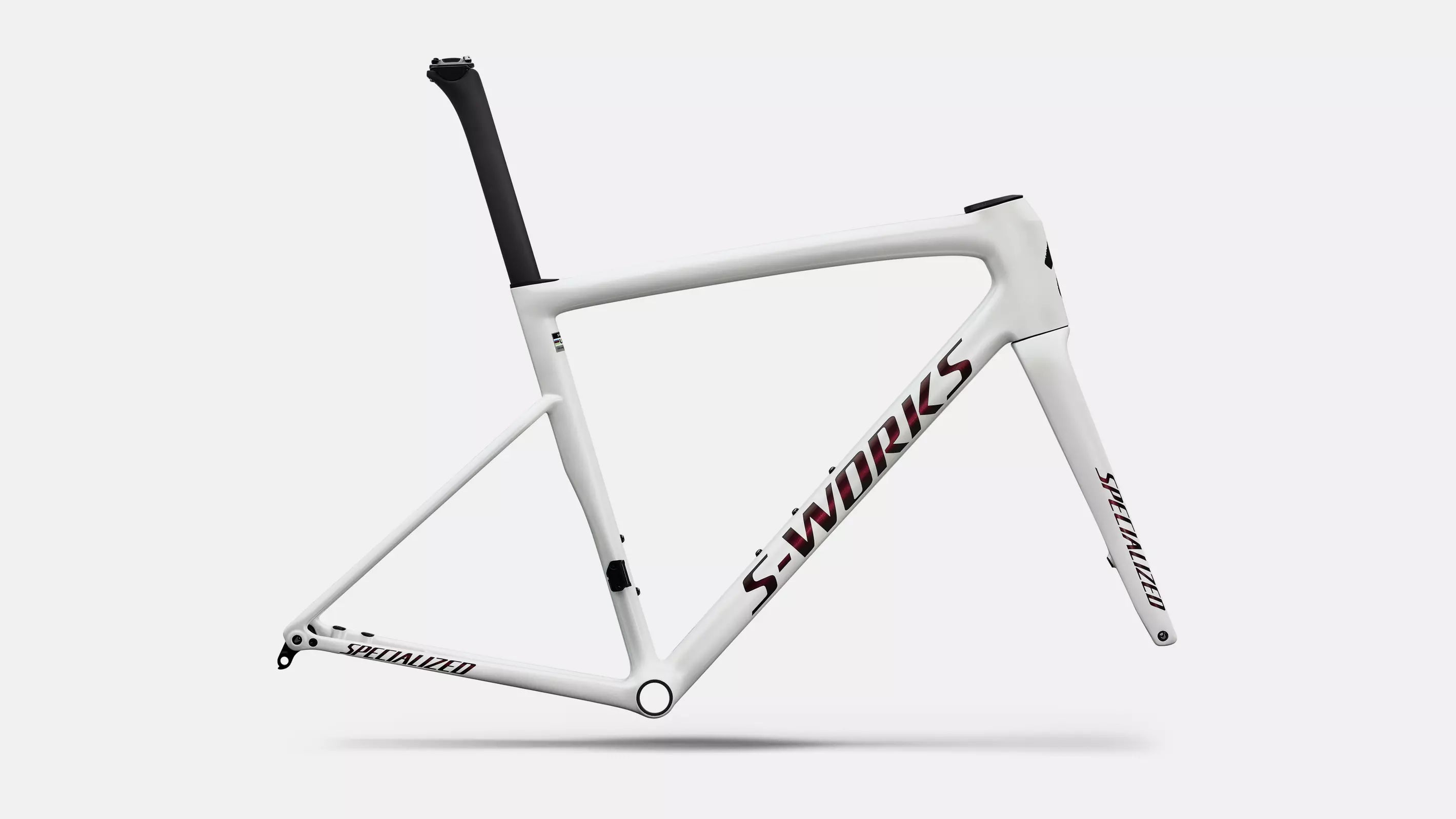 S-WORKS Tarmac SL8 Rahmenset | gloss metallic white silver / pearl / black