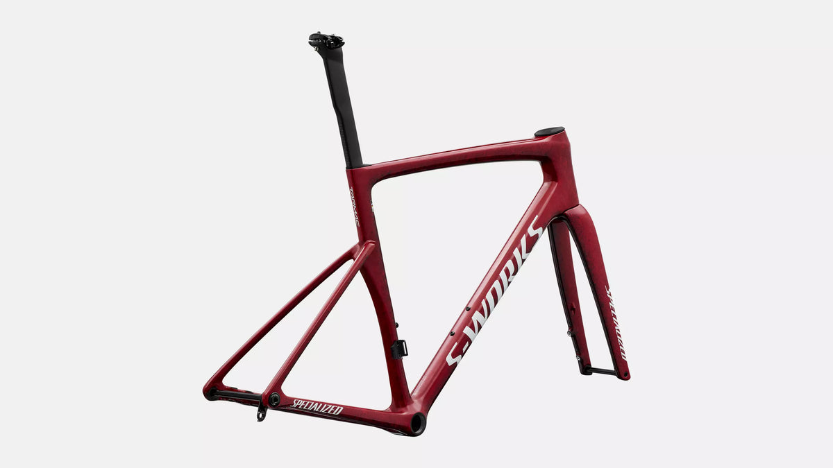 S-WORKS Tarmac SL9 Rahmenset | gloss vivid red/tarmac black/white silver metallic