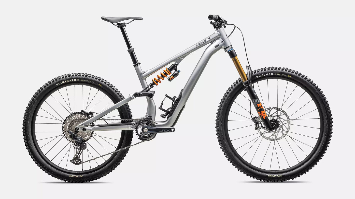 SPECIALIZED Stumpjumper 15 Fox Coil Alloy | satin brushed aluminum / cast blue