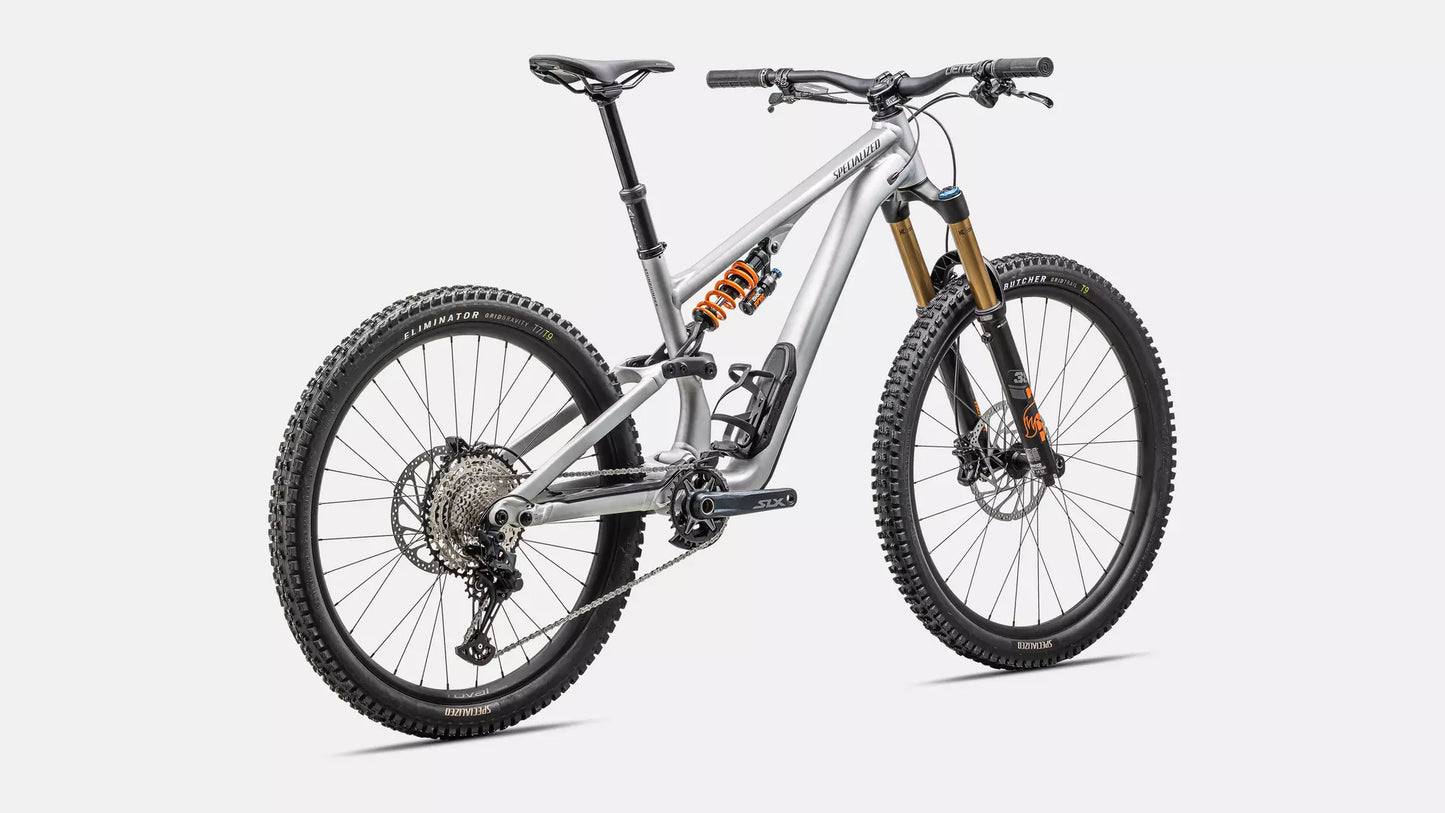 SPECIALIZED Stumpjumper 15 Fox Coil Alloy | satin brushed aluminum / cast blue