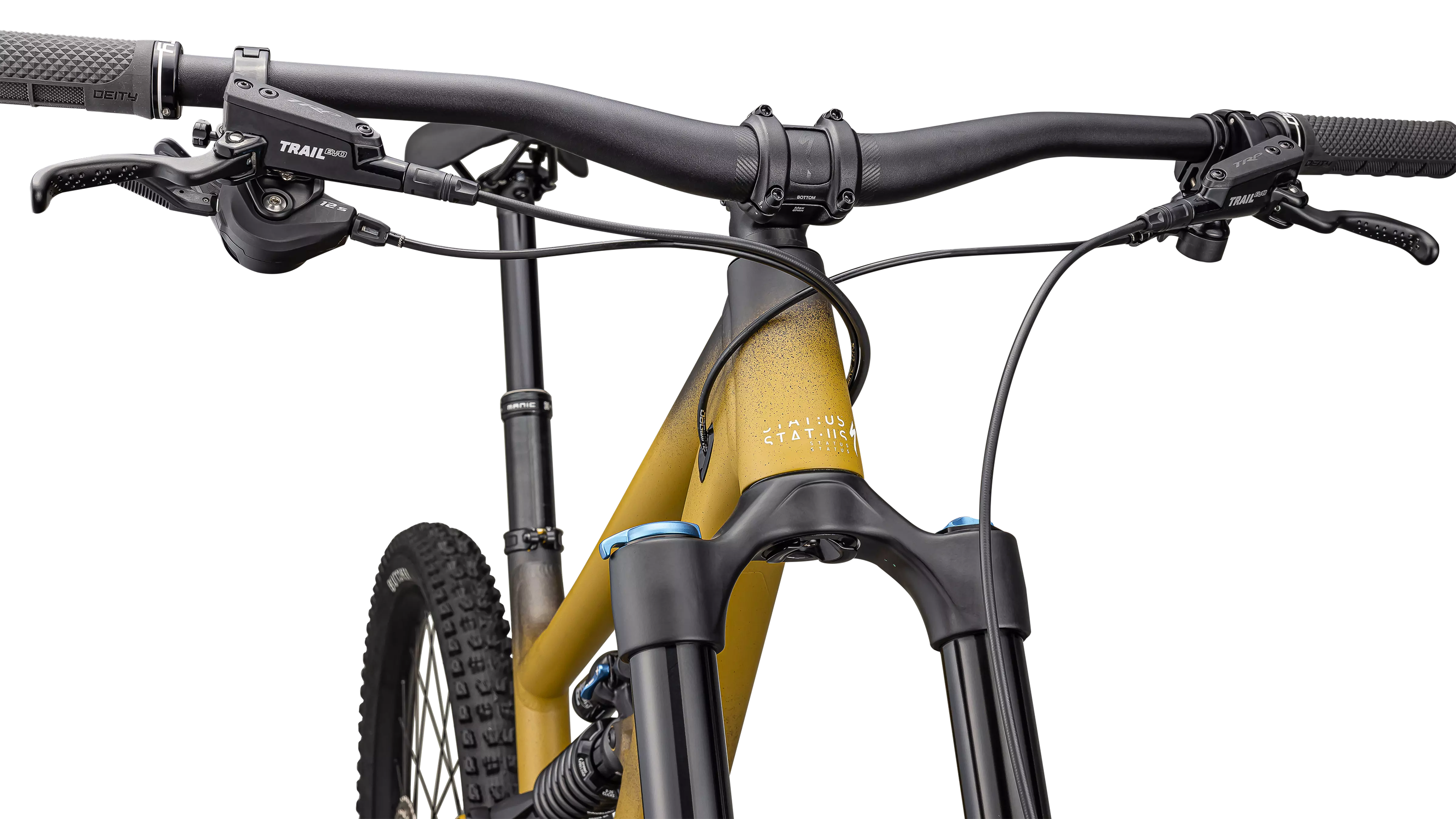 SPECIALIZED Status 2 170 | satin harvest gold tint/obsidian/dune white