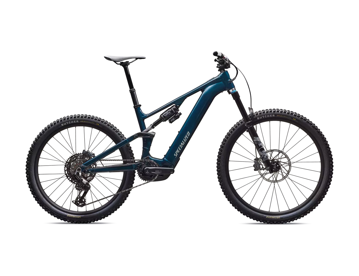 SPECIALIZED Turbo Levo 4 Comp Alloy | gloss deep lake metallic / dune white