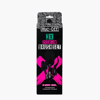 MUC-OFF 3x Premium Brush Kit | black