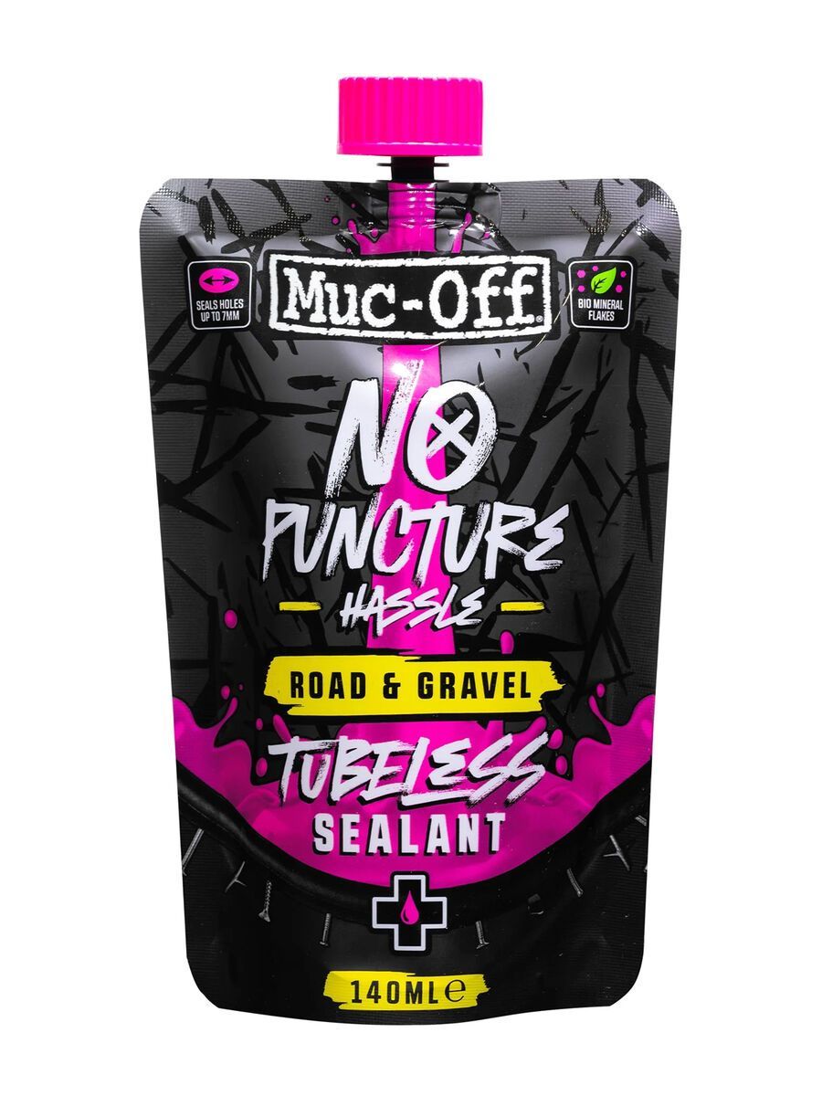 MUC-OFF No Puncture Hassle Tubeless Sealant Road & Gravel - 140 ml