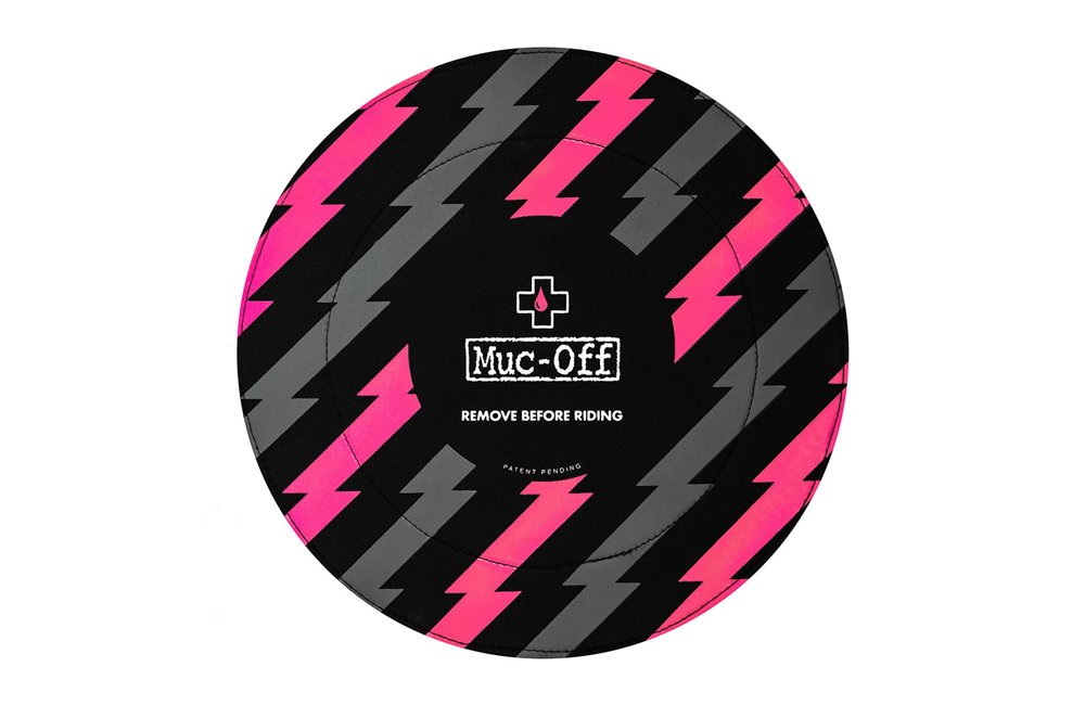 MUC-OFF Disc Brake Cover | black/pink