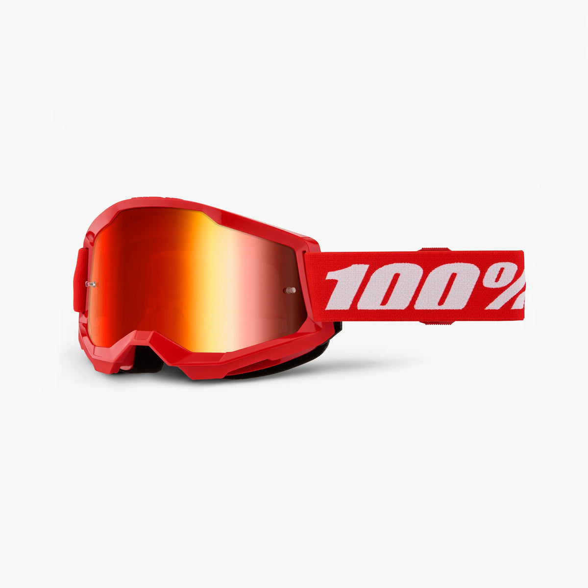 100% Strata 2 Goggle Mirror | red