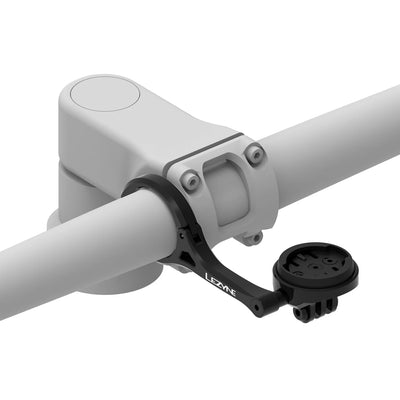 LEZYNE Garmin/Wahoo GPS Forward Mount mit GoPro Adapter | black