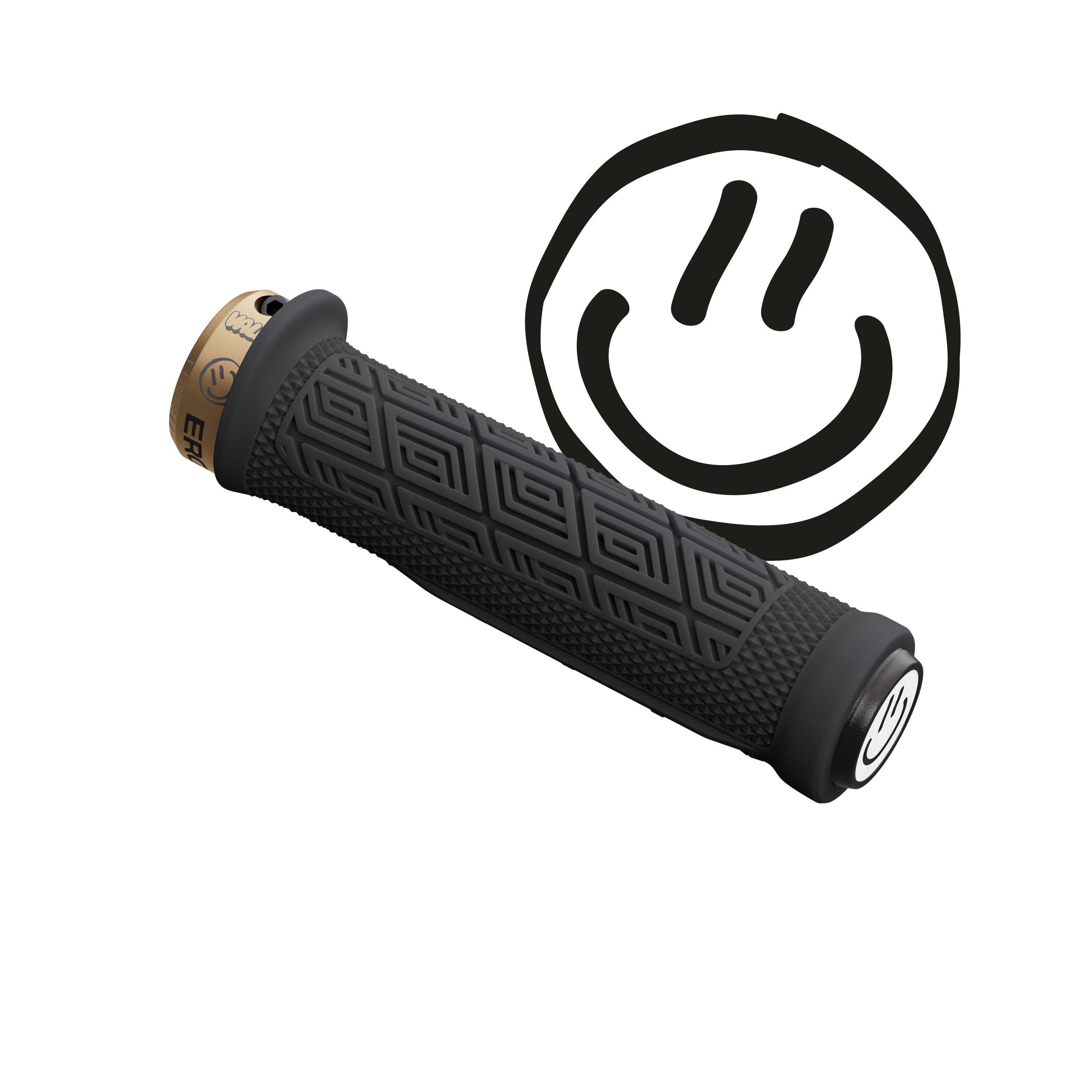 ERGON Lenkergriff GDH Valli Höll Edition | black/gold