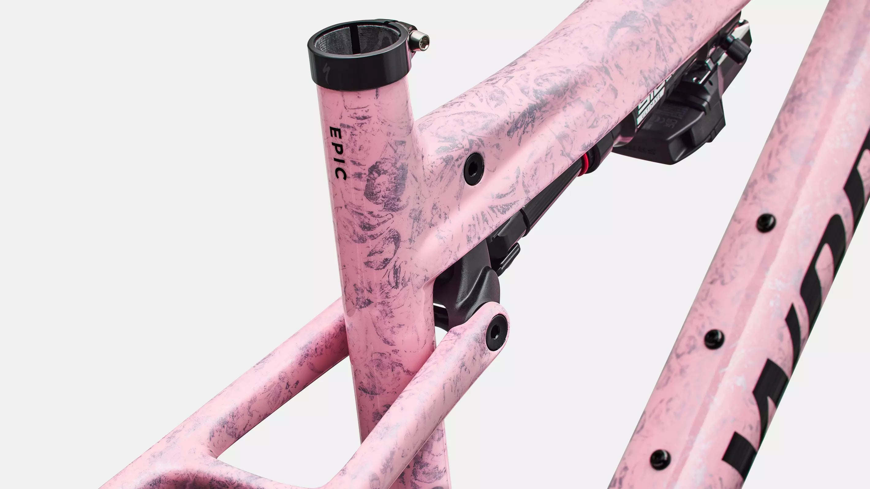 S-WORKS Epic 9 Rahmenset | gloss amethyst frost multi color dry impasto/ black