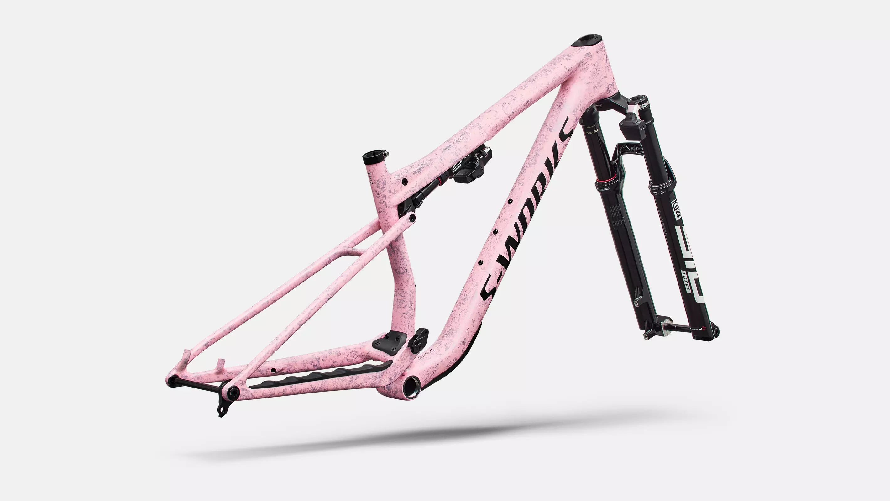 S-WORKS Epic 9 Rahmenset | gloss amethyst frost multi color dry impasto/ black