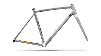 SPECIALIZED Crux DSW Alloy Rahmenset | shadow silver/california sunshine