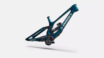 S-Works Demo 11 Frameset | gloss teal tint carbon/smoke/white