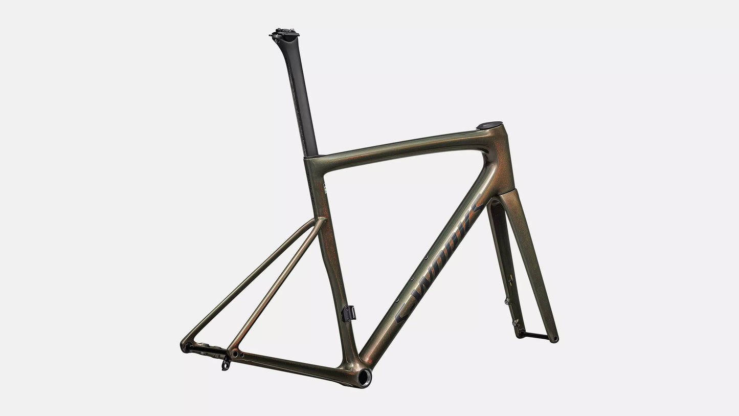 S-WORKS Tarmac SL8 Rahmenset | gloss cypress metallic/magenta to gold pearl/satin black metallic