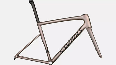 S-WORKS Tarmac SL8 Rahmenset | gloss viavi red gold over silver/satin metallic obsidian