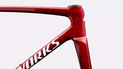 S-WORKS Tarmac SL9 Rahmenset | gloss vivid red/tarmac black/white silver metallic