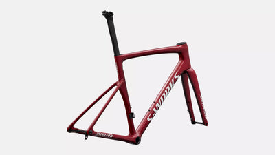 S-WORKS Tarmac SL9 Rahmenset | gloss vivid red/tarmac black/white silver metallic