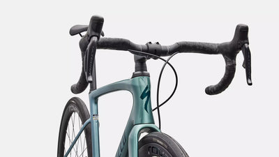 SPECIALIZED Roubaix SL8 Expert SHIMANO | gloss fjord metallic/white pearl fade/emerald metallic