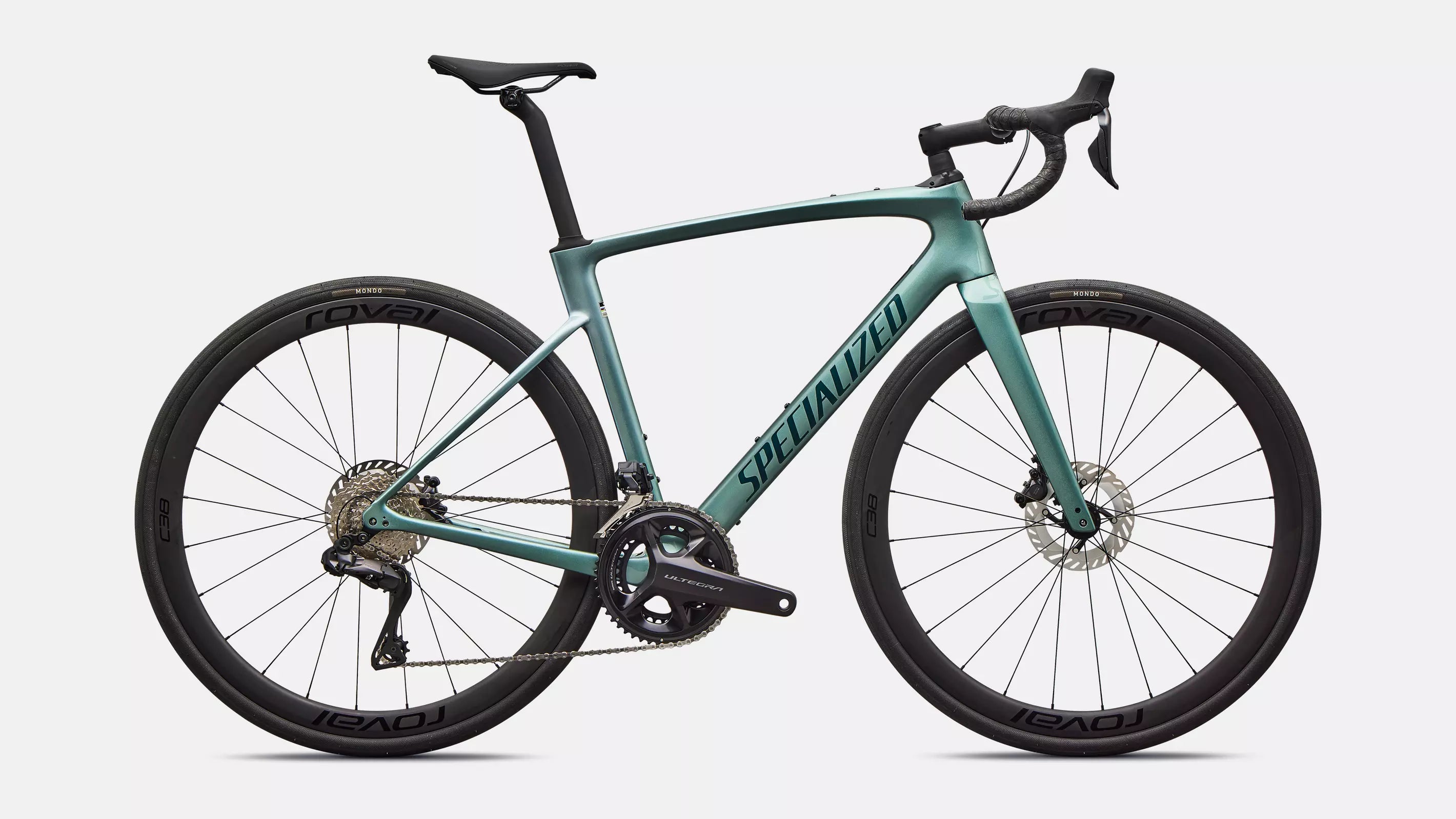 SPECIALIZED Roubaix SL8 Expert SHIMANO | gloss fjord metallic/white pearl fade/emerald metallic