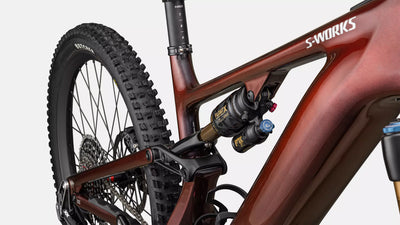 S-WORKS Turbo Levo 4 | gloss red pearl / black / metallic white silver