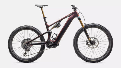 S-WORKS Turbo Levo 4 | gloss red pearl / black / metallic white silver