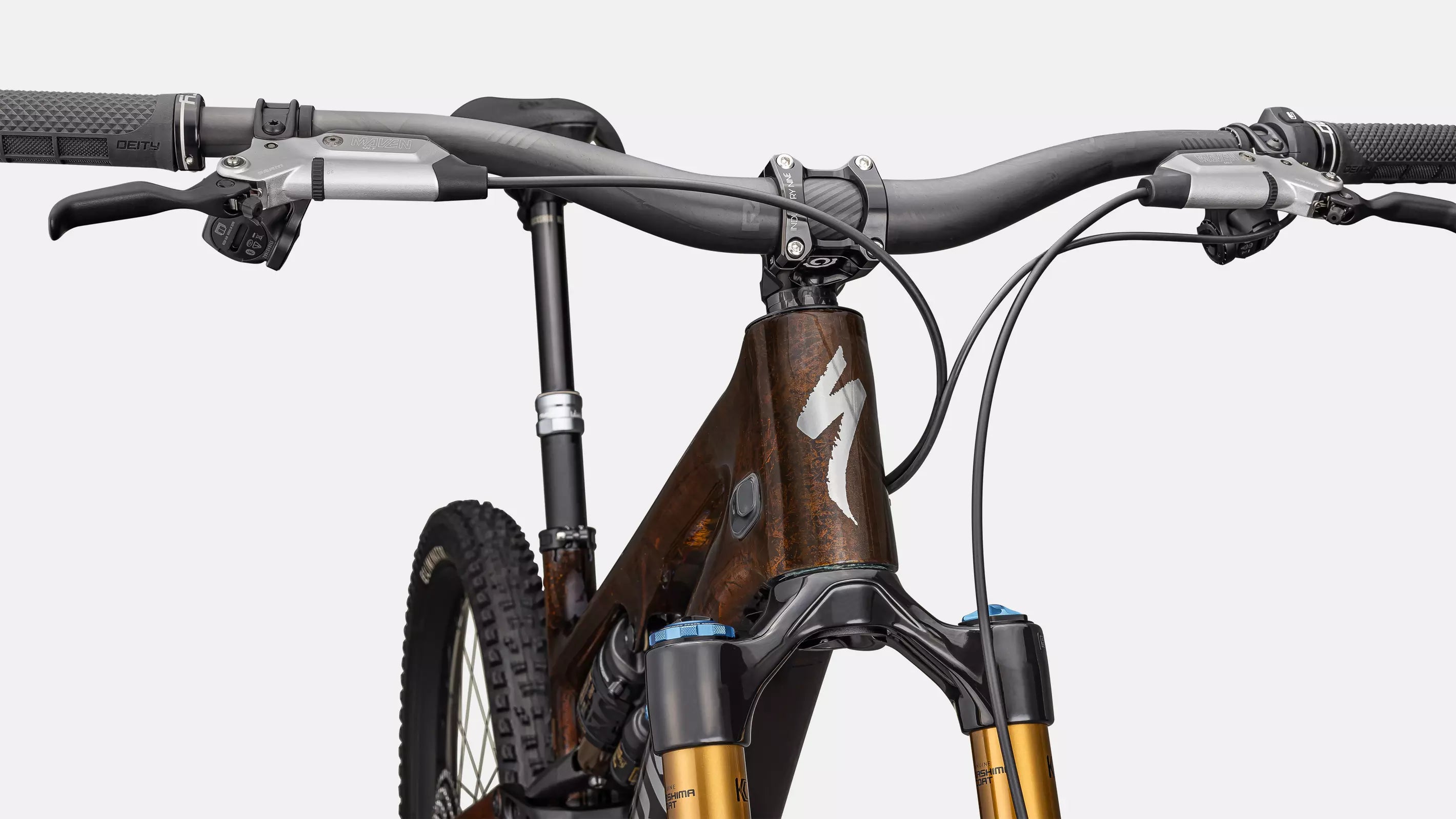 S-WORKS Turbo Levo SL2 | brown tint/gunmetal impasto/ashen grey/brushed liquid metal