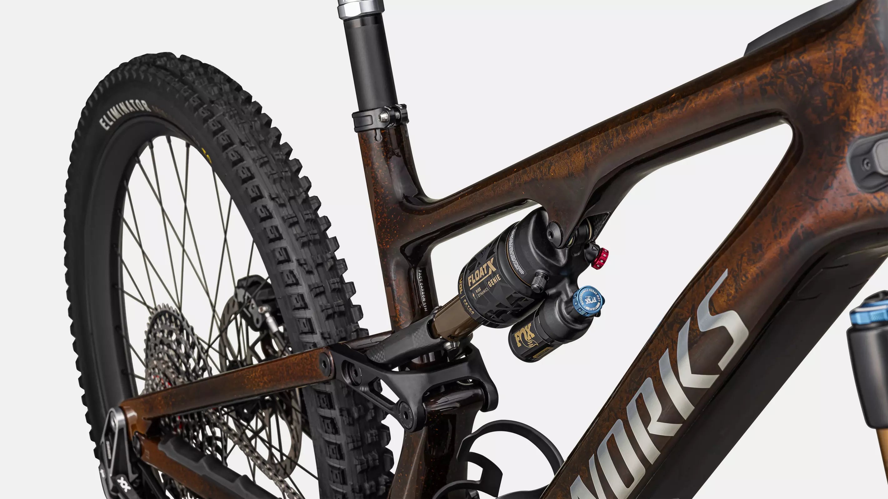 S-WORKS Turbo Levo SL2 | brown tint/gunmetal impasto/ashen grey/brushed liquid metal