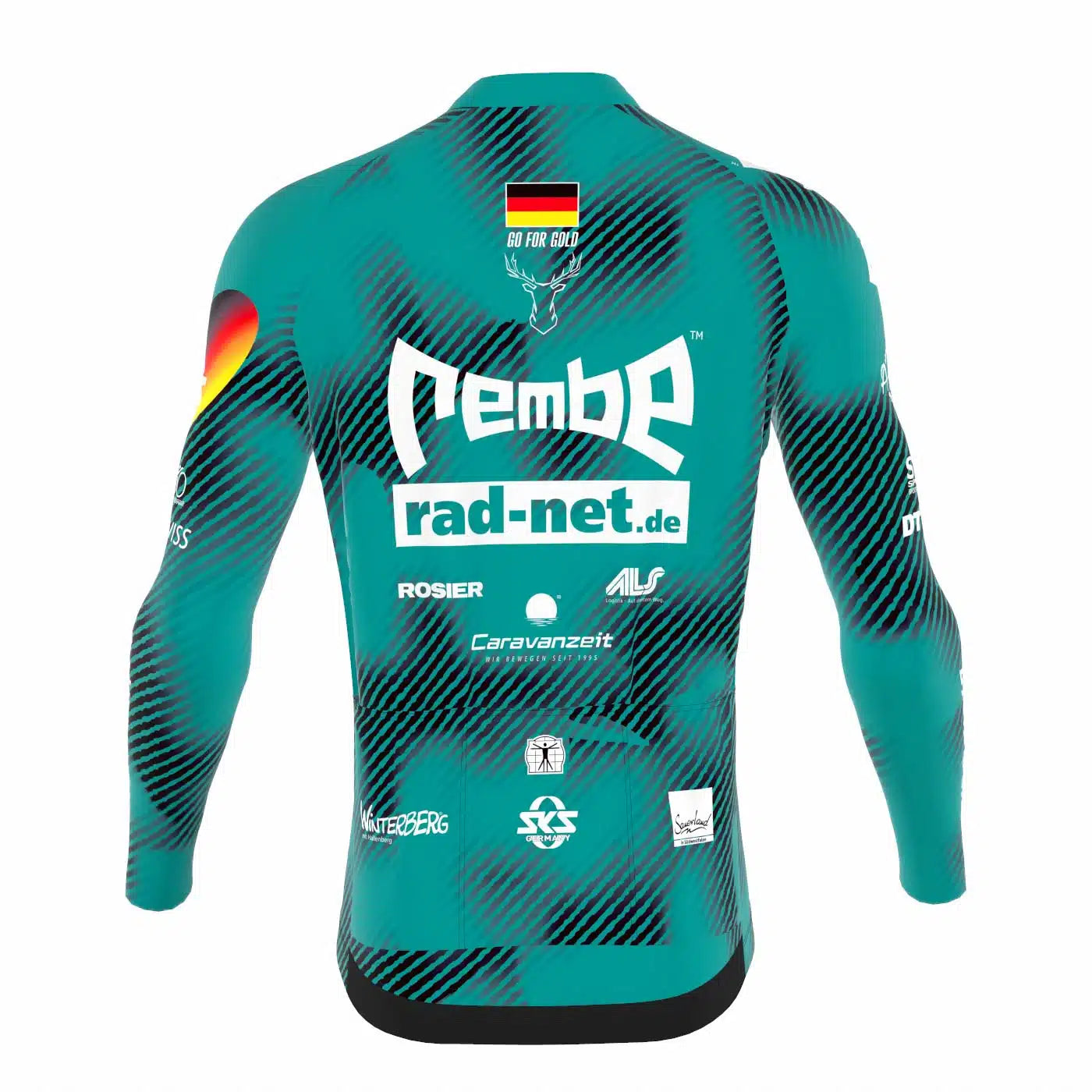 REMBE|rad-net – Trikot lang 2025 | green/black