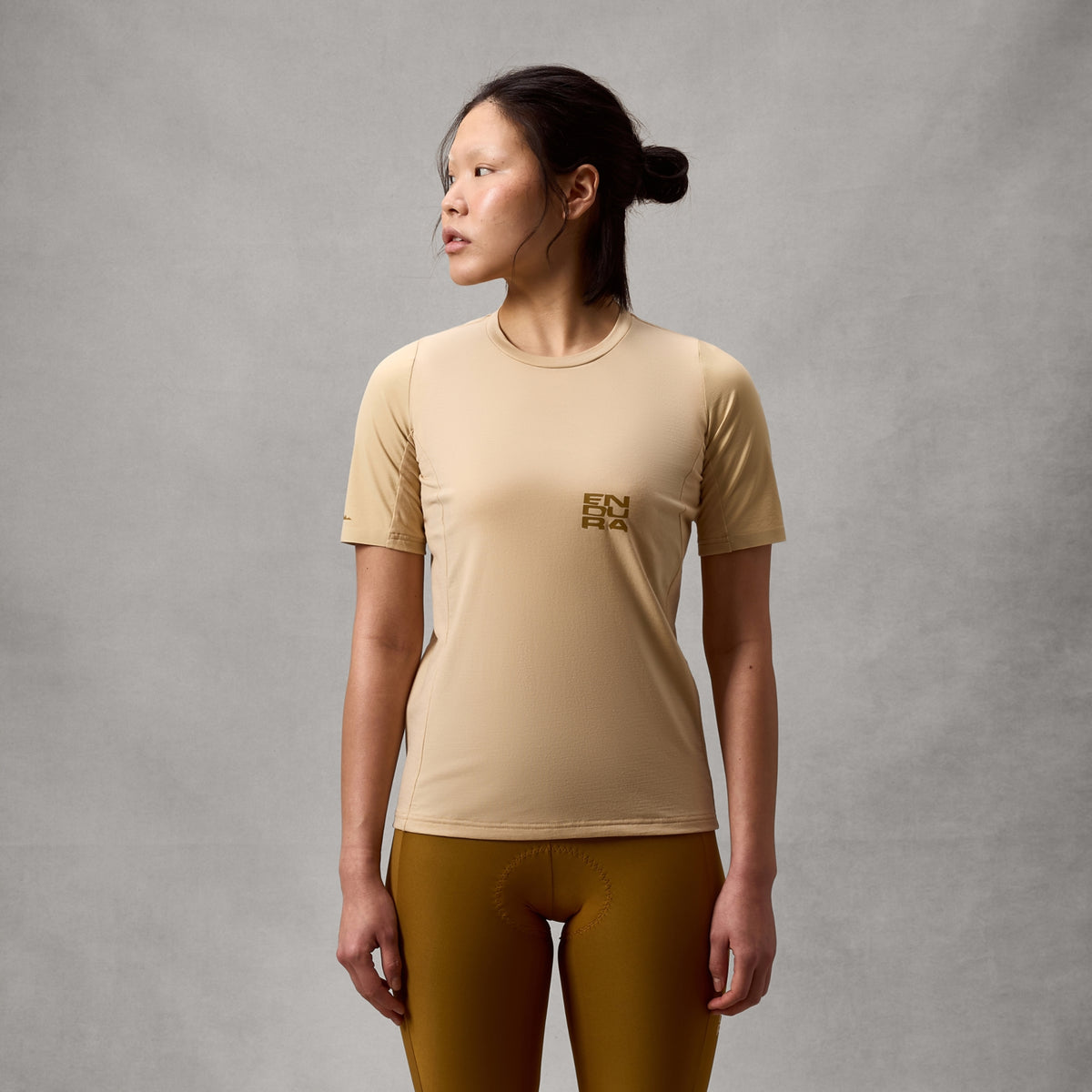 ENDURA W Alltrack Ride Tech Tee | sand