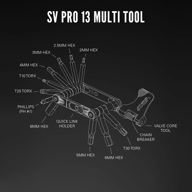 Lezyne Multitool SV Pro 13 | silver