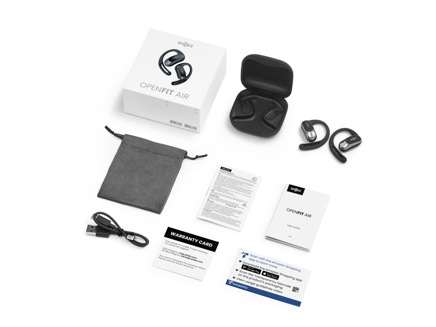 SHOKZ OpenFit Air | black