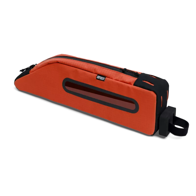 CAPSULED Top Tube Bag | orange rust