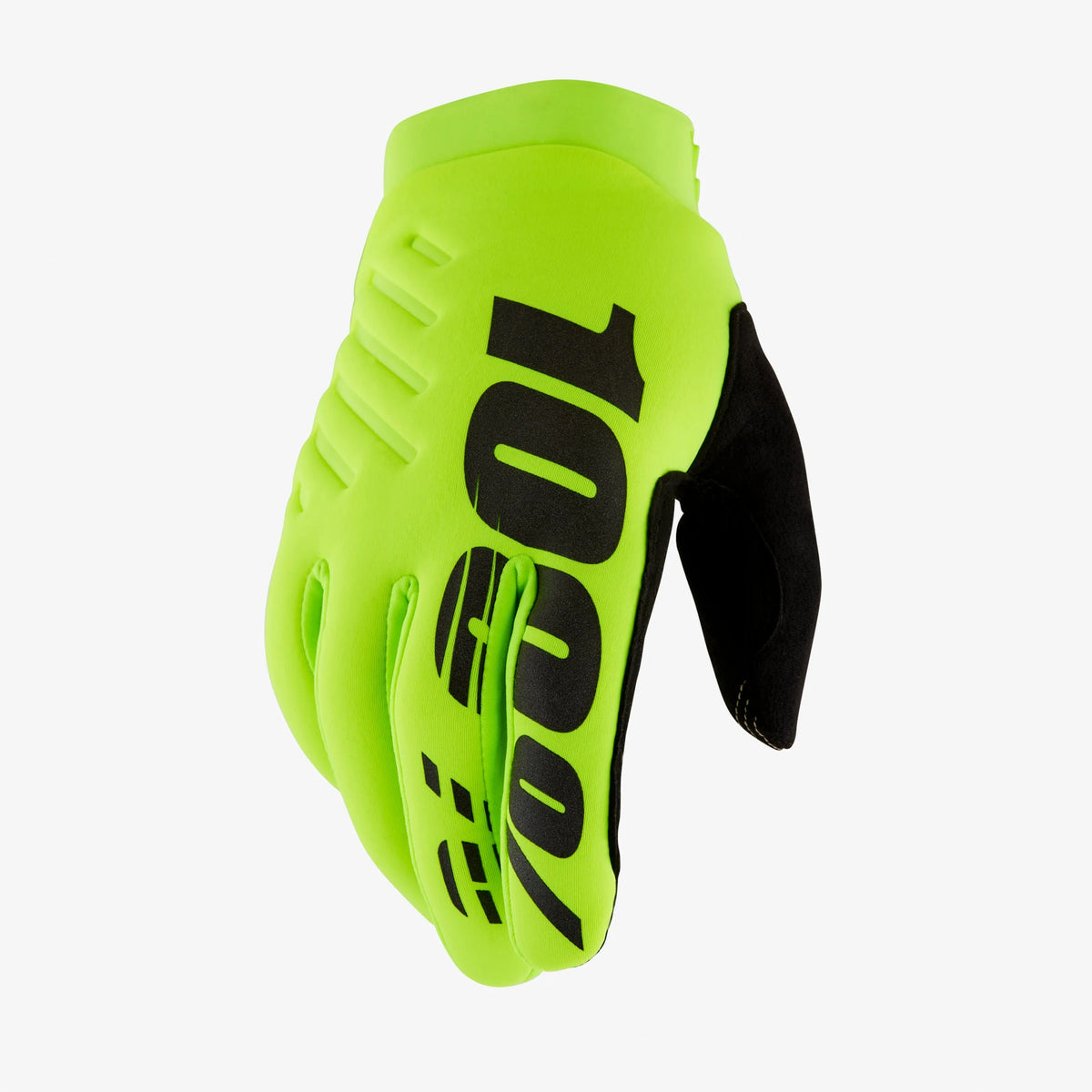 100% Brisker MTB Handschuhe | fluo yellow