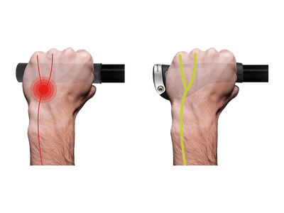 ERGON Lenkergriff GP4 mit Bar Ends | black