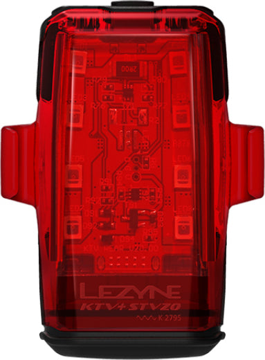 LEZYNE Rücklicht KTV+ StVZO 40 Lumen | black