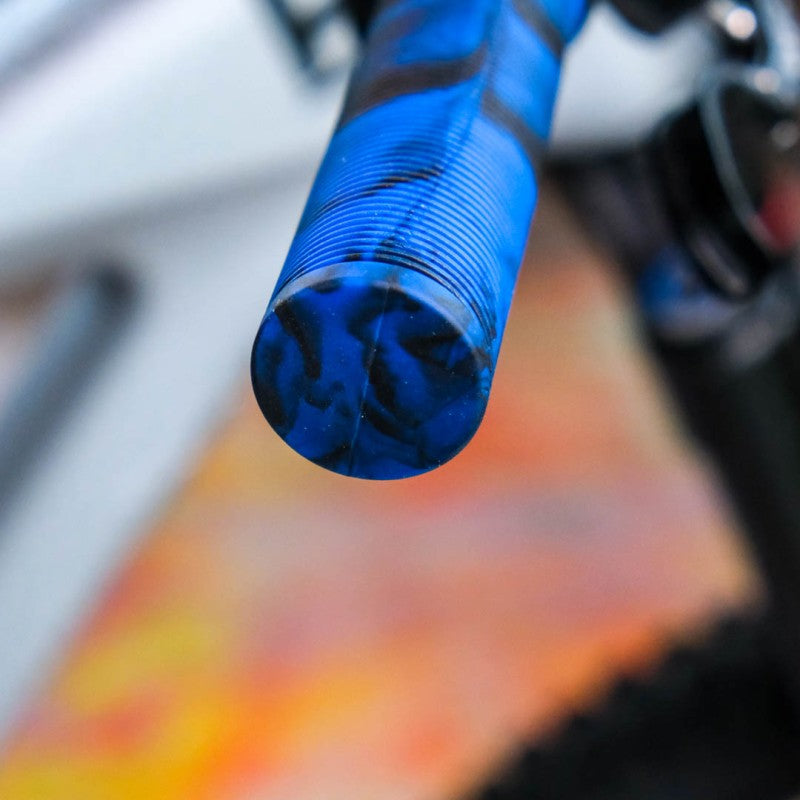 UNLEAZHED Lenkergriffe G1 | blau/schwarz