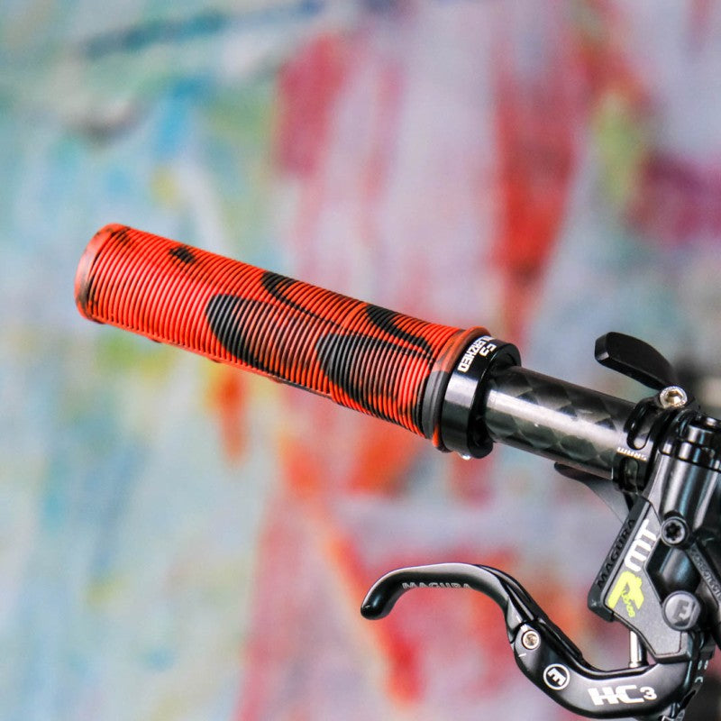 UNLEAZHED Lenkergriffe G1 |rot/schwarz