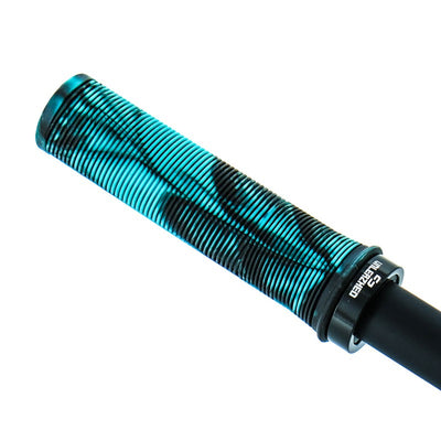 UNLEAZHED Lenkergriffe G1 | türkis/schwarz